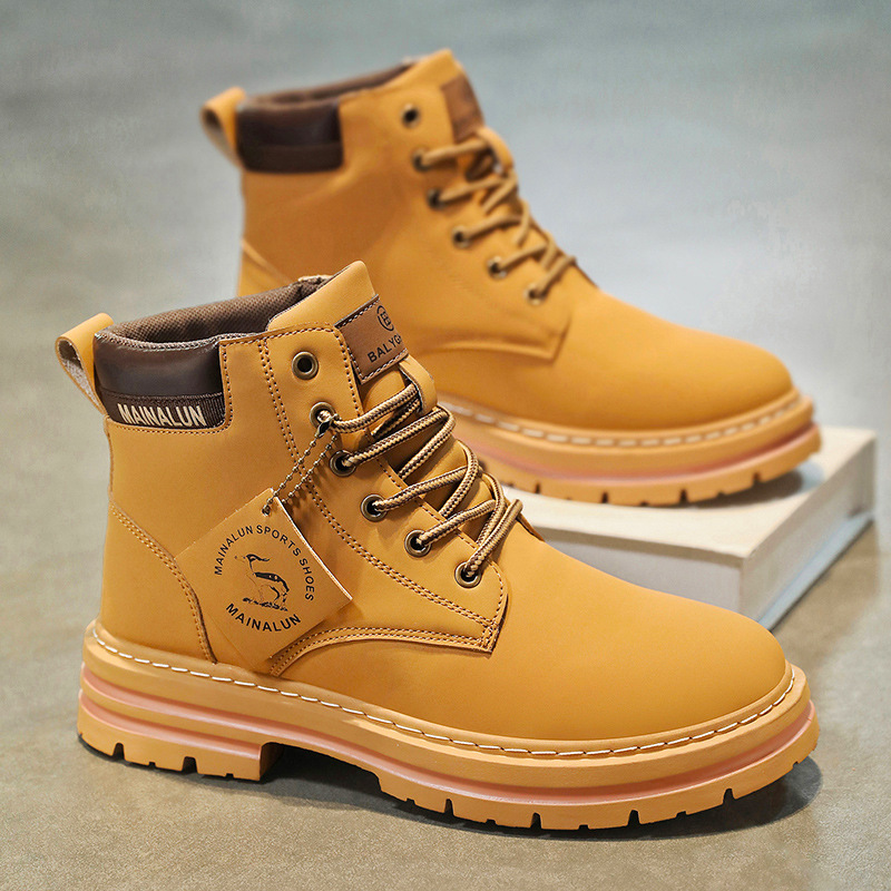 Mens Fashion Trainers - Klasik Erkek Yüksek Bilekli Botlar Yüksek