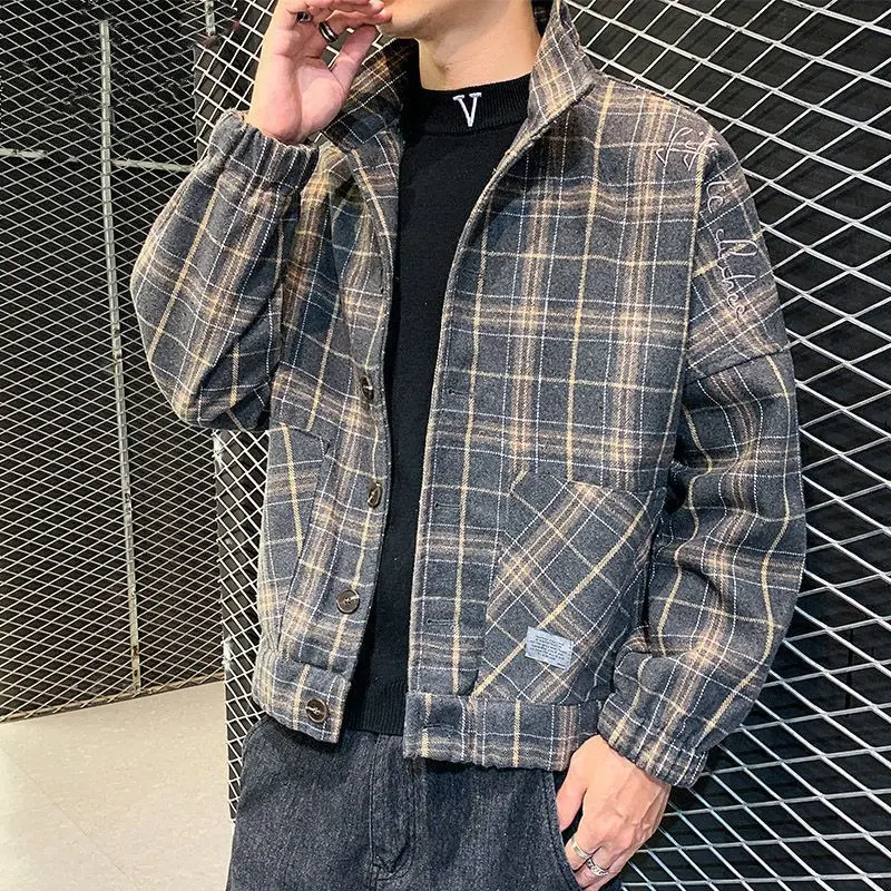 Men'S Fashion Reviews - GELITAYIN Kısa Erkek Yün ve Karışımları