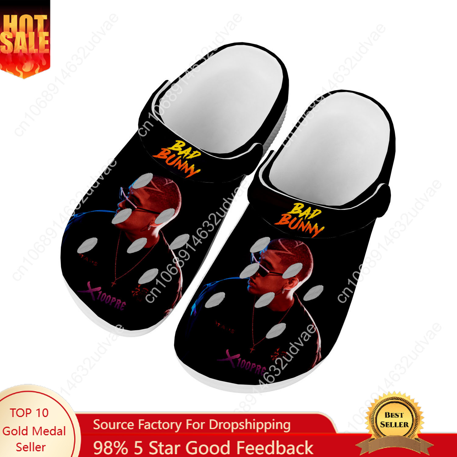 Mens Fashion Sandals - Bad Bunny su ayakkabısı erkek kadın