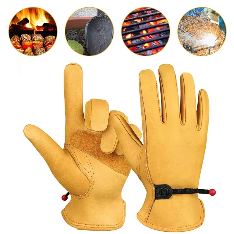 Men'S Fashion Gloves - Deri Eldivenler Erkek İş Eldivenleri Yumuşak