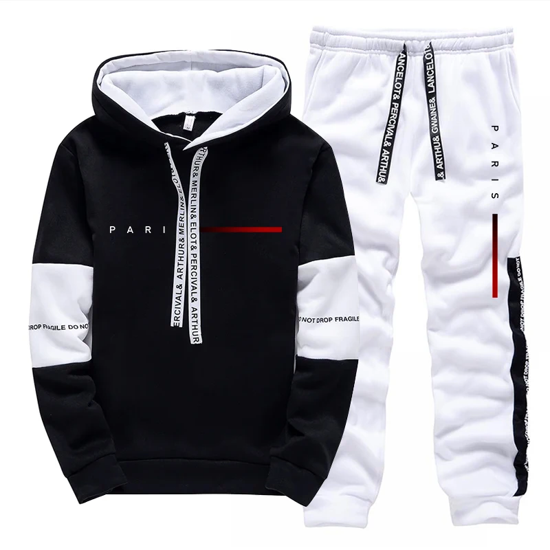 Men'S Fashion Usa - Paris Moda Kapüşonlu Üst Giyim Sokak