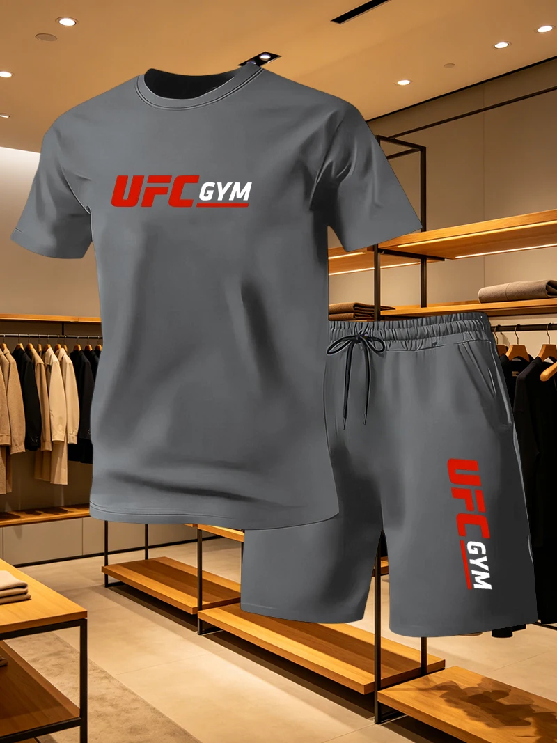Mens Fashion Ideas - Erkek Moda Tişört Şort UFC Günlük