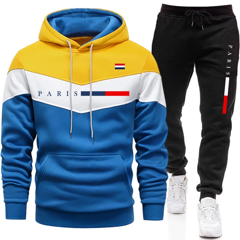 Mens Fashion Casual Outfits - Kentsel Günlük Moda Kapüşonlu Spor Giyim