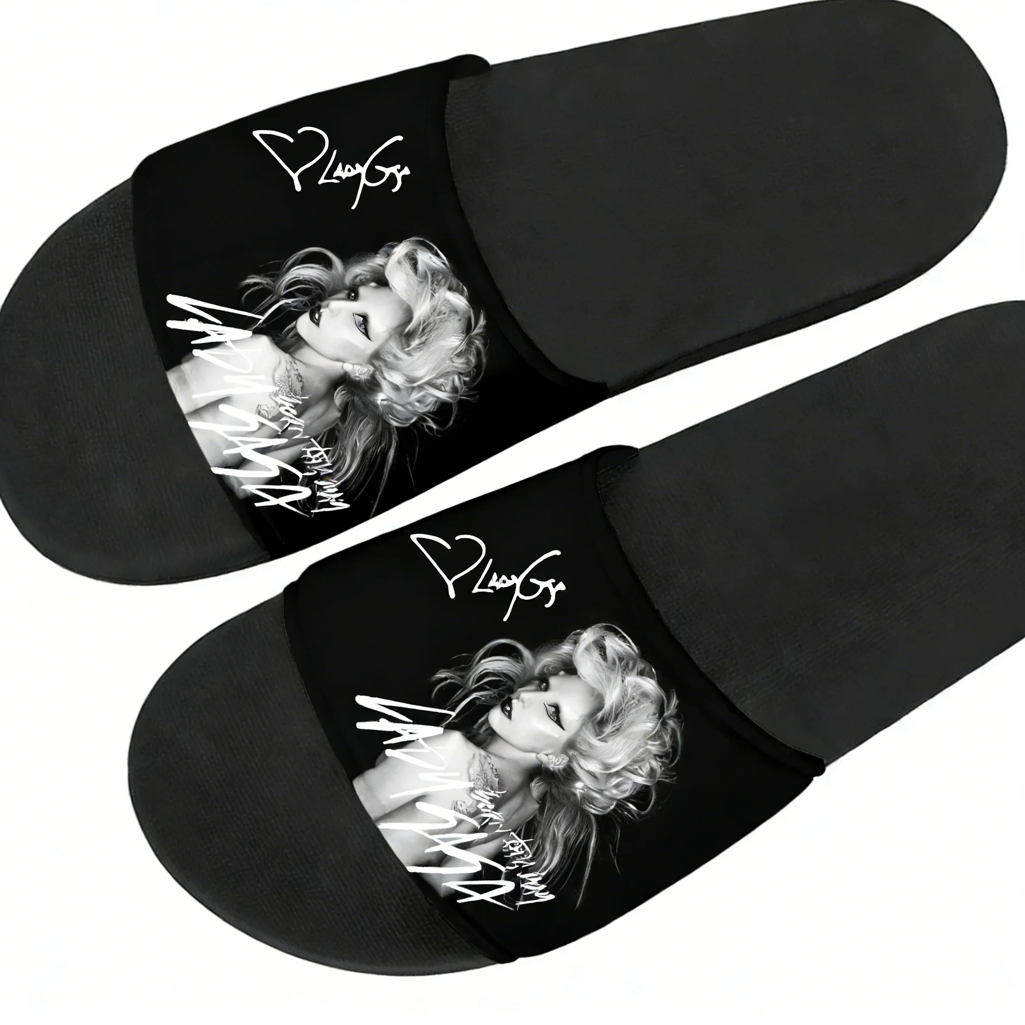 Mens Fashion Sandals - Lady Gaga Terlik Ev Su Ayakkabıları