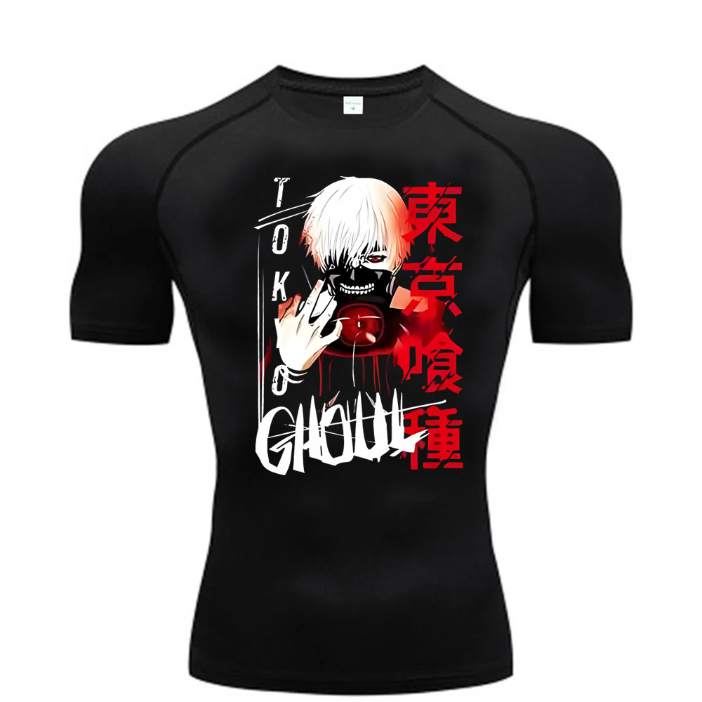 Mens Fashion In The 2000S - Tokyo Ghoul tişörtü Hızlı Kuruyan Spor