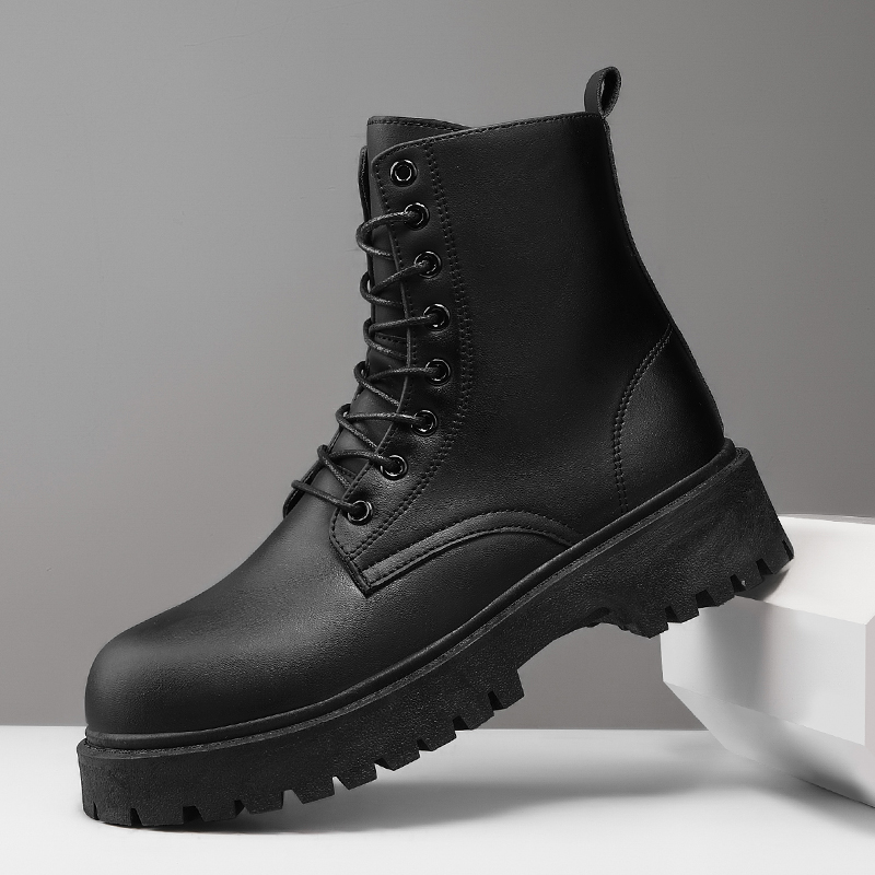 Mens Fashion Zapatos - YUYIN Erkek Yüksek Bilekli Botlar Yumuşak