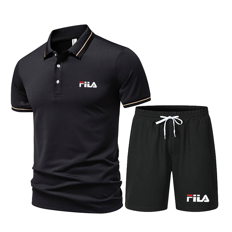 Men'S Fashion Polo Shirt - Erkek Modaya Uygun 2 Parçalı Spor