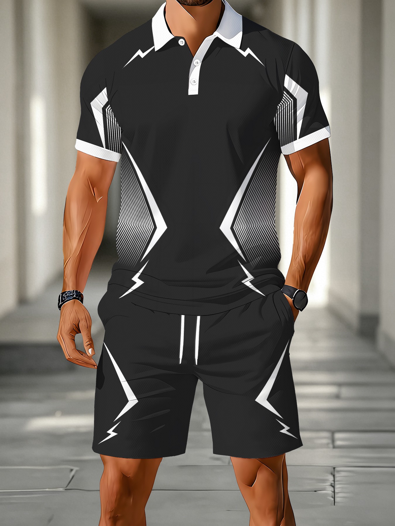 Men'S Fashion Polo Shirt - 2026 Yaz Amerikan Erkek Polo Tişört