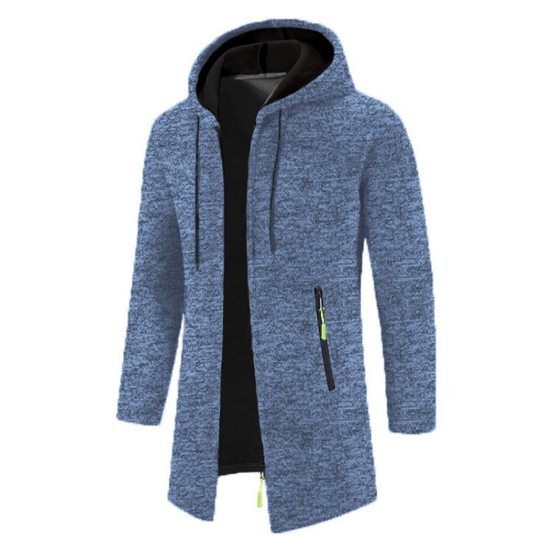 Knitted Cardigan Men - KIDWHXR Erkek Sonbahar Kış Kapüşonlu Hırka