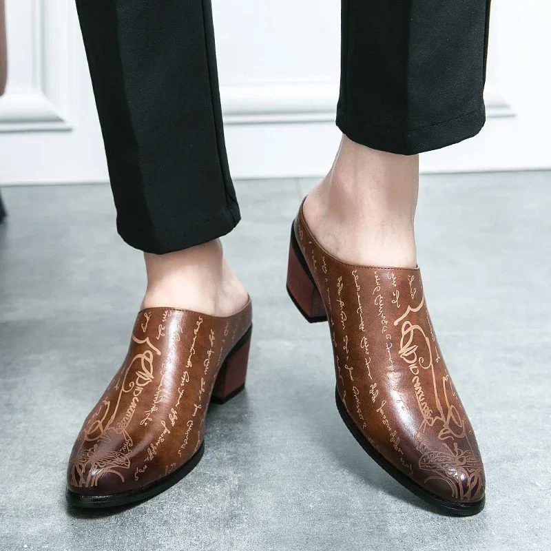 Mens Fashion Zapatos - 4CM topuklu erkek mokasen ayakkabıları gündelik
