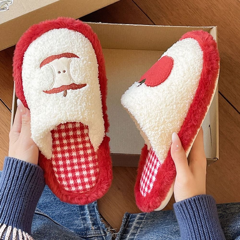 Mens Fashion Sandals - Şık Kareli Çizgili Sevimli Terlikler Kaymaz