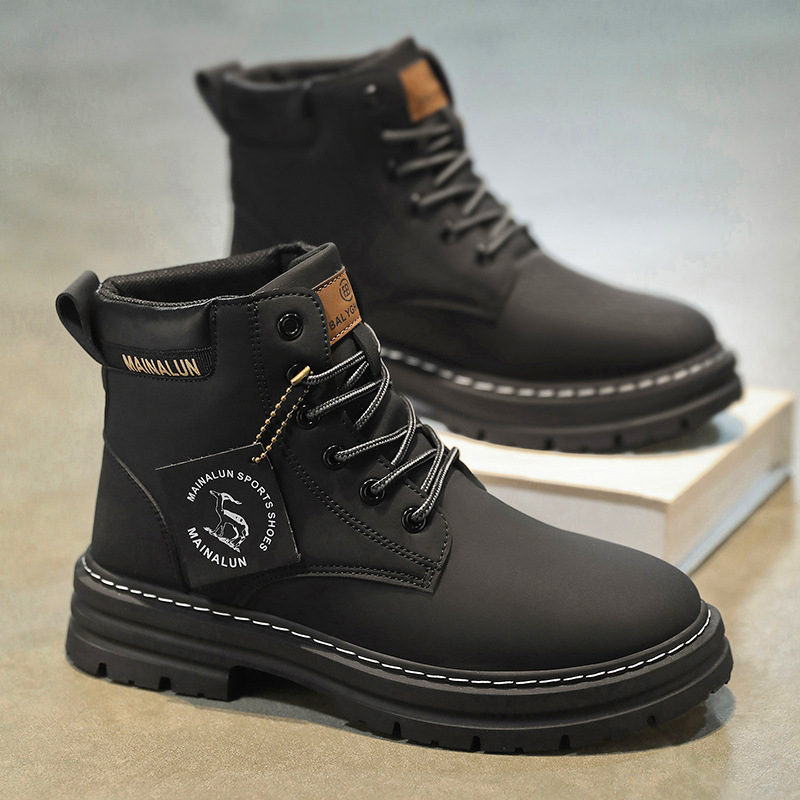 Klasik Erkek Yüksek Bilekli Bo - Mens Fashion Trainers incelemesi ve fiyatı