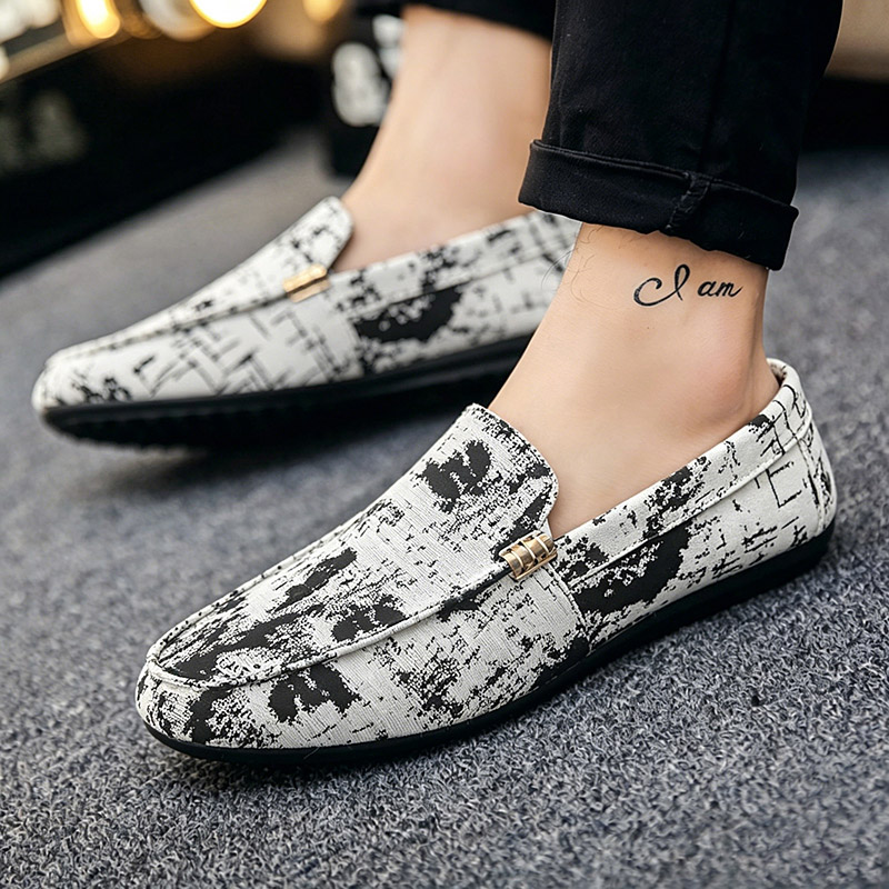Flats erkek Loafer'lar Kanvas  - Mens Fashion Trainers incelemesi ve fiyatı