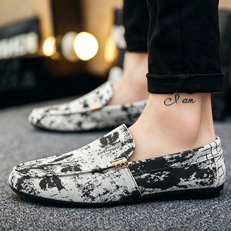 Flats erkek Loafer'lar Kanvas  - Mens Fashion Trainers incelemesi ve fiyatı