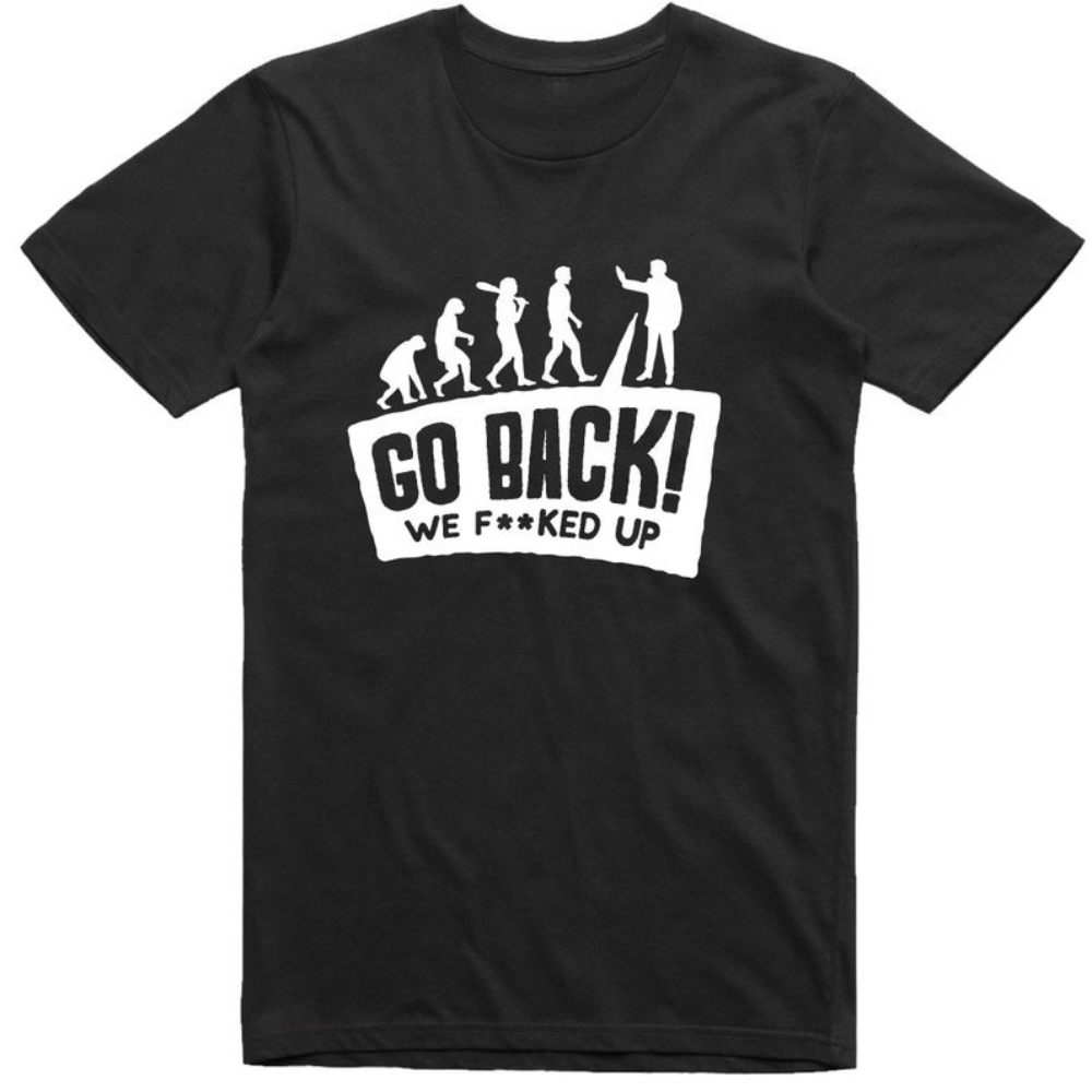 Erkek Komik T Shirt Evrim Geri - Men'S Fashion Evolution incelemesi ve fiyatı