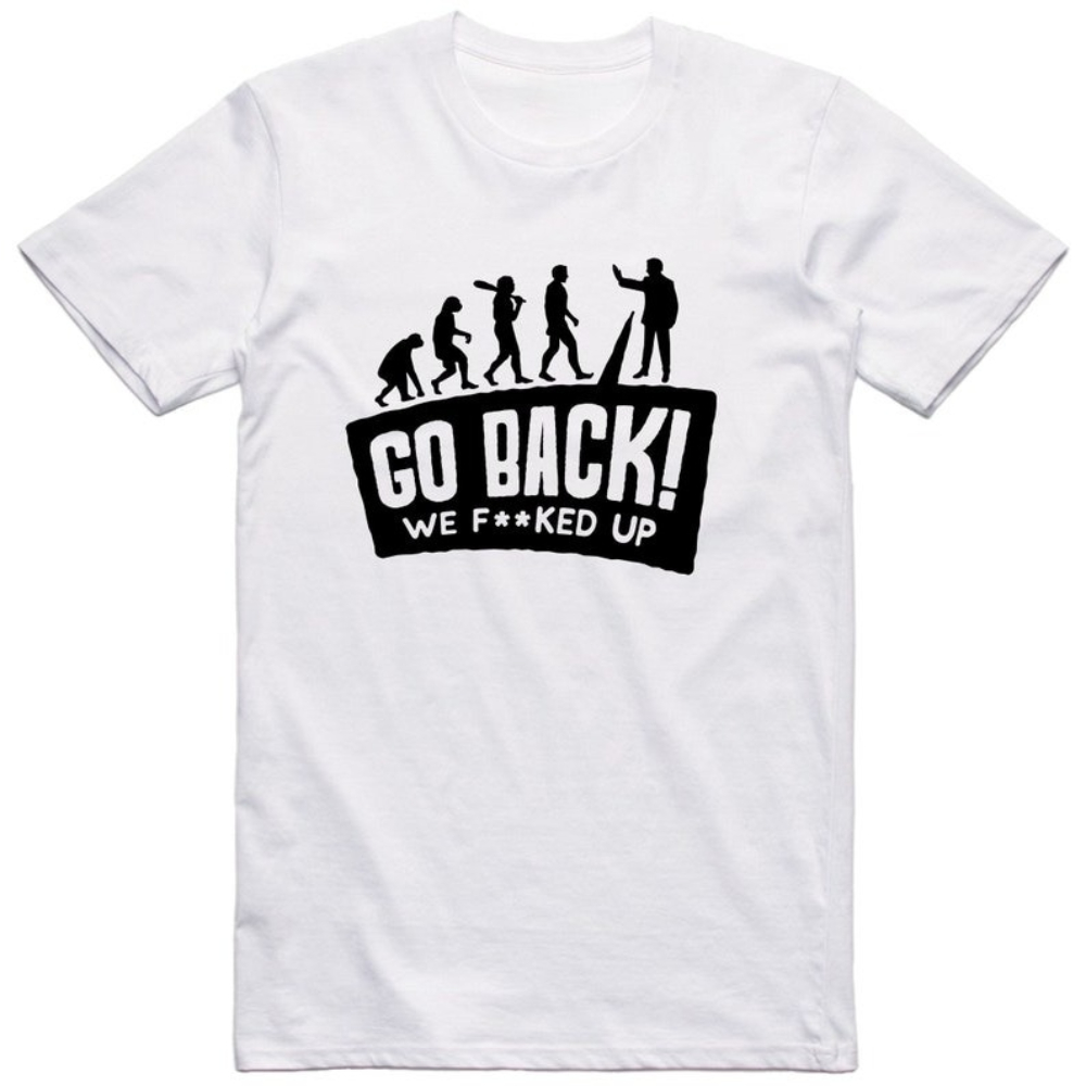 Erkek Komik T Shirt Evrim Geri - Men'S Fashion Evolution incelemesi ve fiyatı