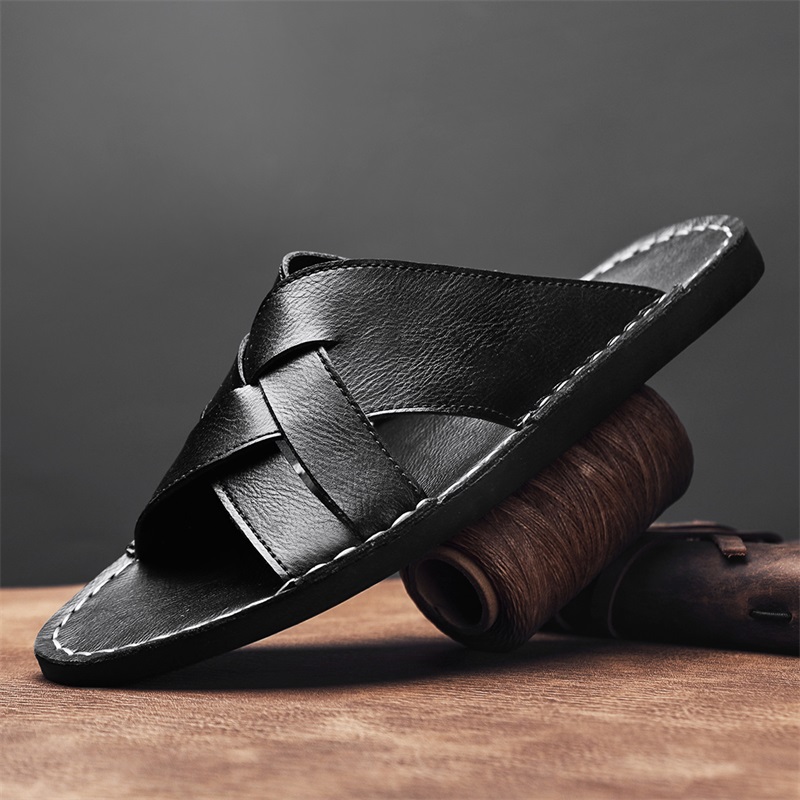 Moda Hakiki Deri Erkek Terlik  - Mens Fashion Zapatos incelemesi ve fiyatı