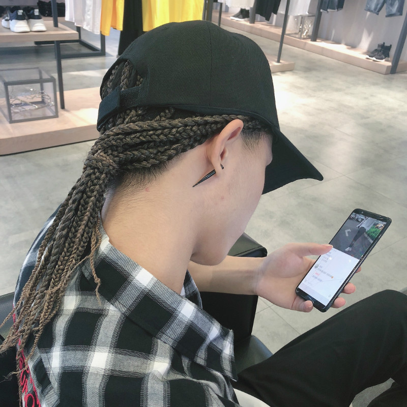 Kıvırcık saç sentetik peruk şa - Men Fashion Hair Style incelemesi ve fiyatı