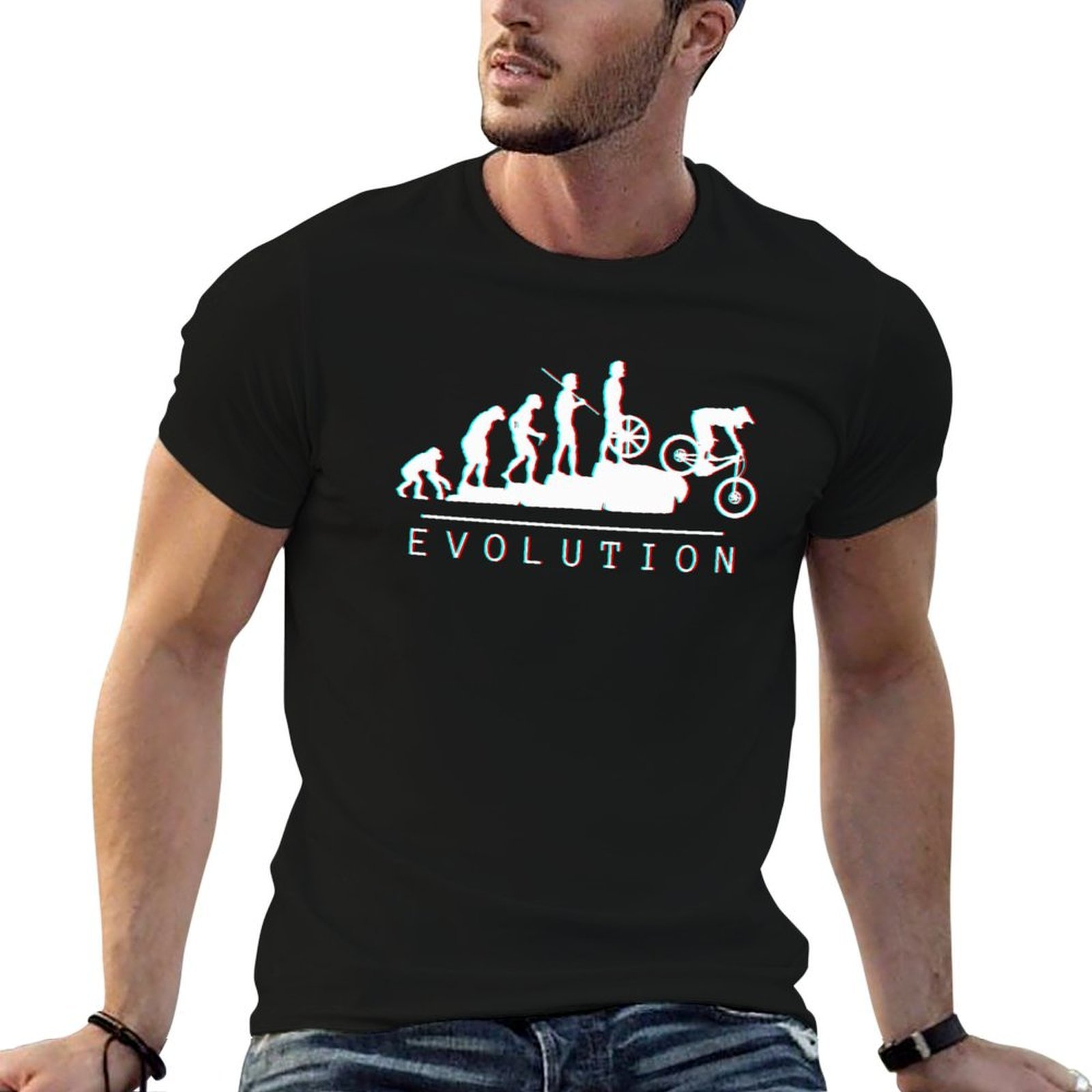 MTB Evolution (Beyaz) Tişört G - Men'S Fashion Evolution incelemesi ve fiyatı