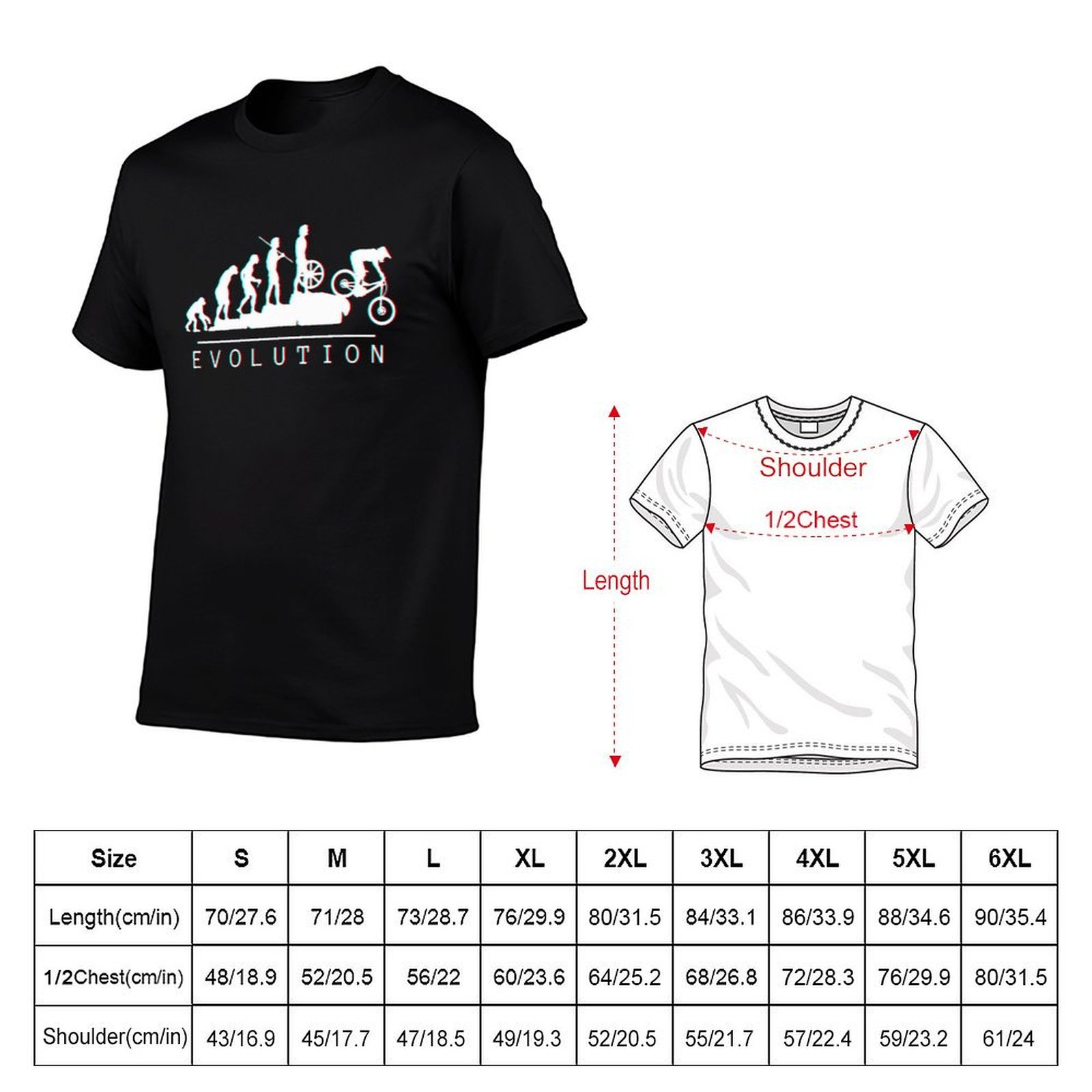 MTB Evolution (Beyaz) Tişört G - Men'S Fashion Evolution incelemesi ve fiyatı