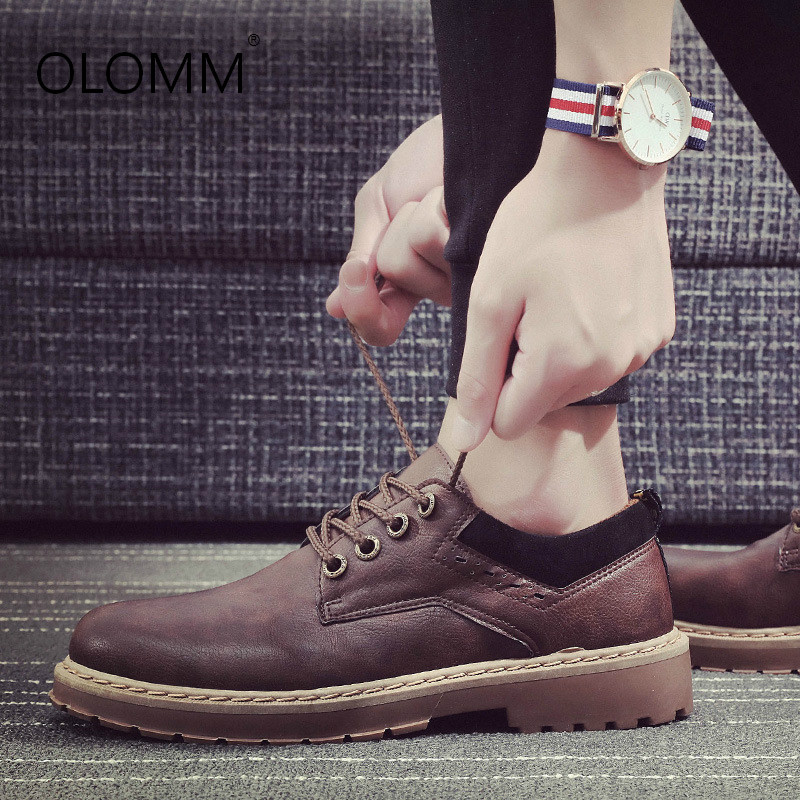 Moda Retro Deri erkek ayakkabı - Mens Fashion Zapatos incelemesi ve fiyatı