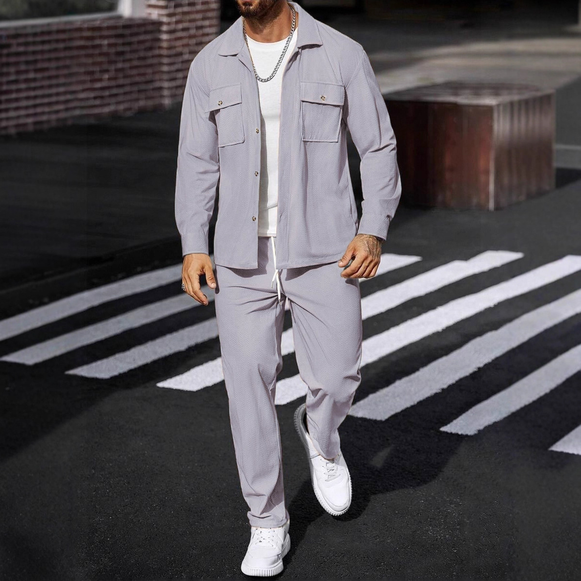 Yeni İlkbahar ve Sonbahar Günl - Knitted Cardigan Men incelemesi ve fiyatı