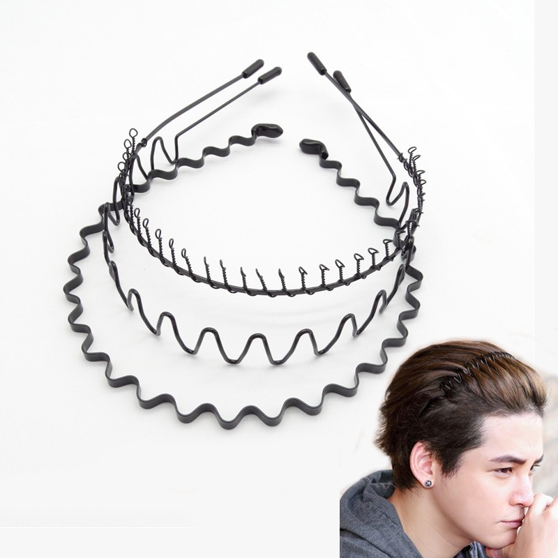 Moda siyah Metal dalgalı spor  - Men Fashion Hair Style incelemesi ve fiyatı