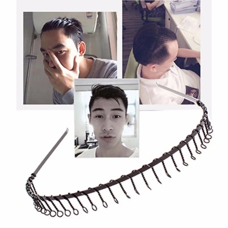 1 adet Siyah Dişli Saç Bandı M - Men Fashion Hair Style incelemesi ve fiyatı