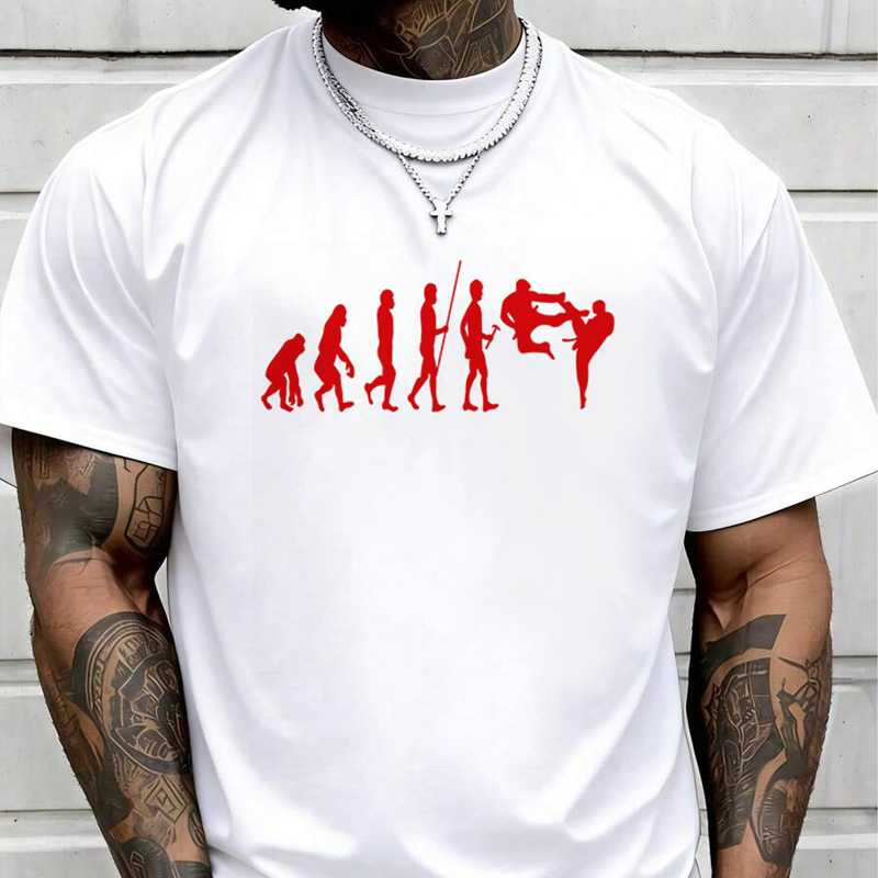 Karate Evolution Baskılı Erkek - Men'S Fashion Evolution incelemesi ve fiyatı