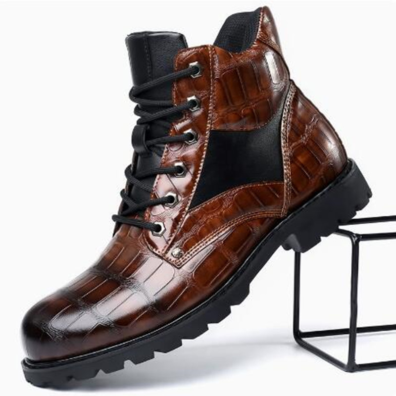 Marka Erkek Botları Izgara Des - Mens Fashion Zapatos incelemesi ve fiyatı
