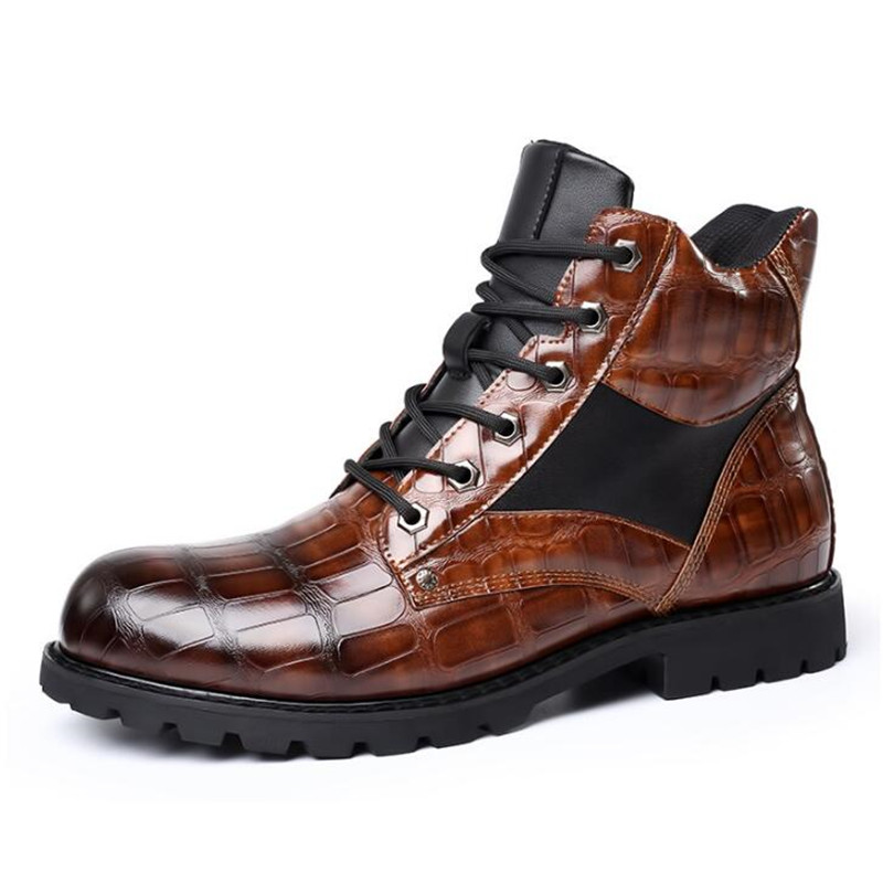 Marka Erkek Botları Izgara Des - Mens Fashion Zapatos incelemesi ve fiyatı