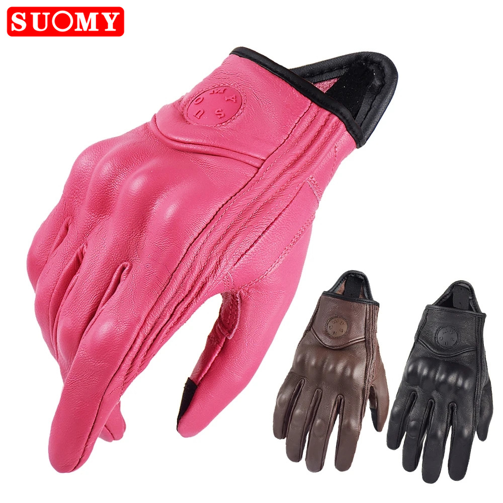 Suomy Vintage Keçi Derisi moto - Men'S Fashion Gloves incelemesi ve fiyatı