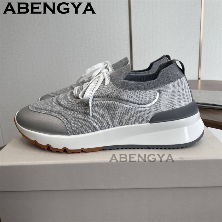 Erkekler yeni çok renkli örme  - Mens Fashion Trainers incelemesi ve fiyatı