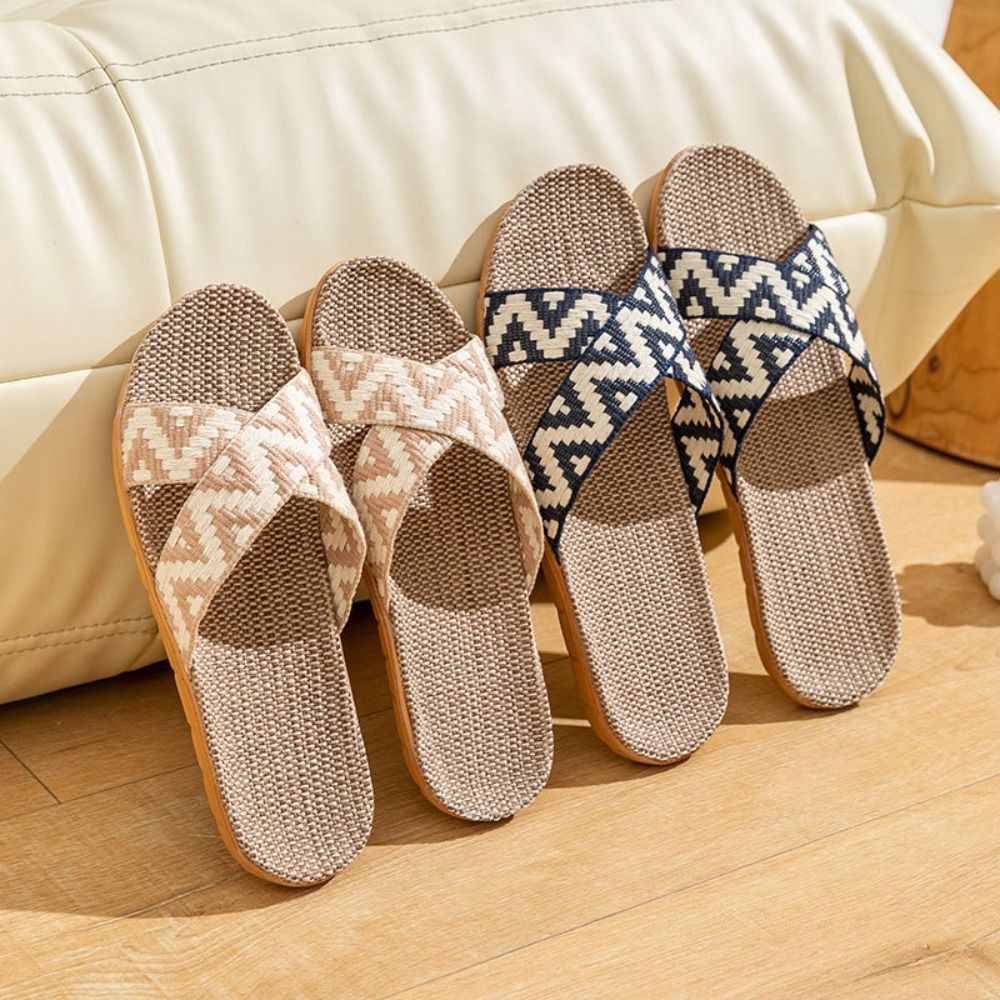 Etnik Tarz Keten Çapraz Terlik - Mens Fashion Sandals incelemesi ve fiyatı