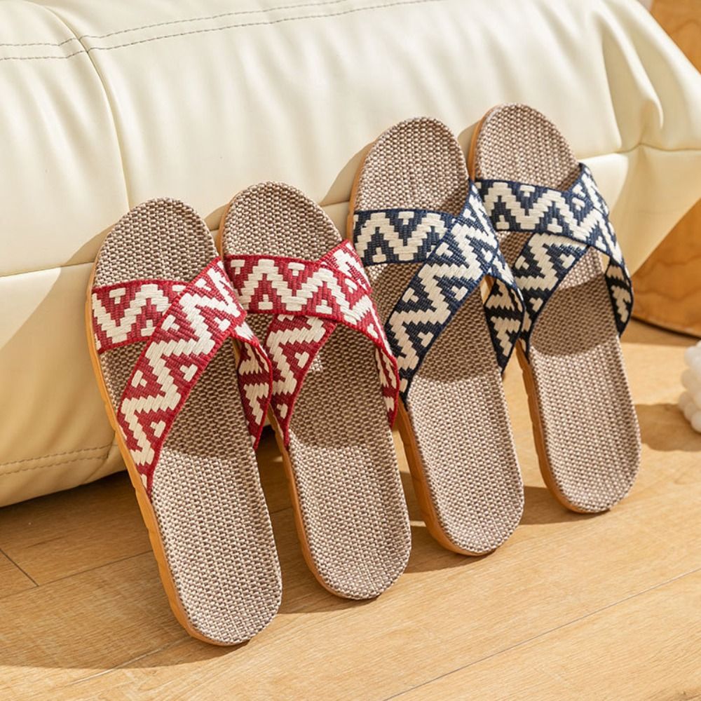 Etnik Tarz Keten Çapraz Terlik - Mens Fashion Sandals incelemesi ve fiyatı